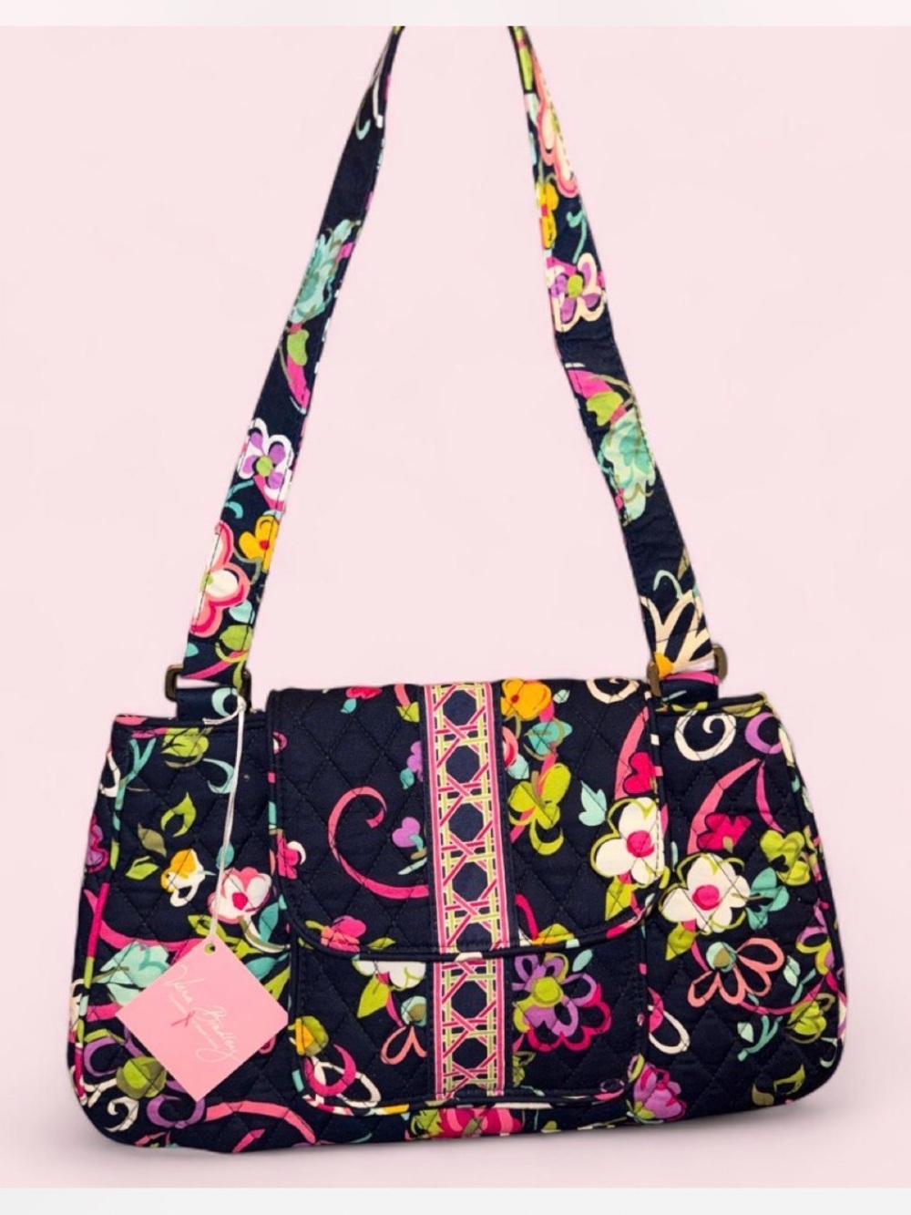 Vera Bradley quilted cotton handbag